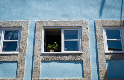 Low angle view of window