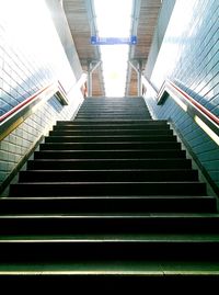 Low angle view of staircase