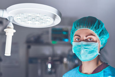 Portrait of female surgeon