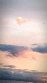 Scenic view of cloudy sky