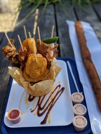 Close-up of food in plate