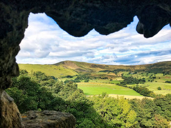 Scenic view of landscape against sky