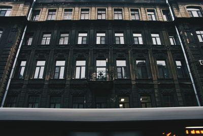 Low angle view of building in city