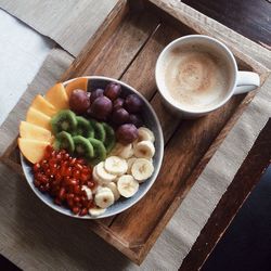 Close-up of food on table
