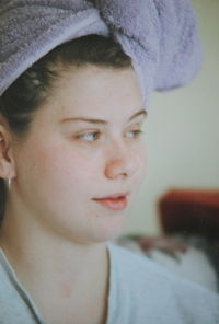 Portrait of young woman
