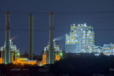 Factory night view