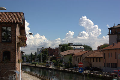 Panoramic view of city against sky