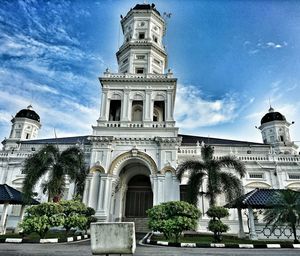 Low angle view of building against sky