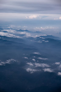 Low angle view of clouds in sky