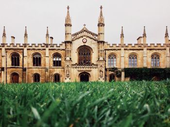 Low angle view of historical building