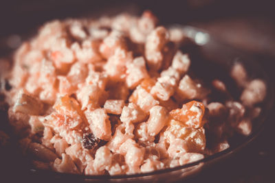 Close-up of dessert in bowl