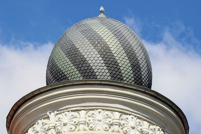 Low angle view of building against sky