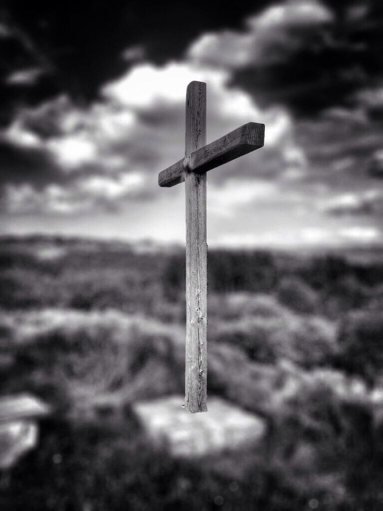 cross, religion, spirituality, focus on foreground, close-up, wood - material, communication, text, old, selective focus, day, sky, metal, guidance, no people, outdoors, western script, field