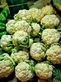 Close-up of vegetable for sale in market