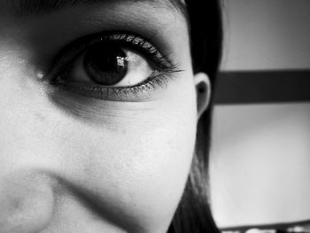 Close-up portrait of woman