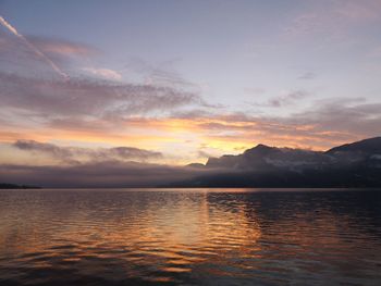 Sunrise in switzerland