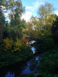 Scenic view of river against sky