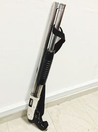 Close-up low section of camera