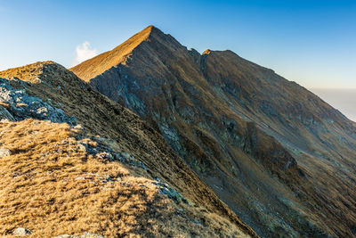 Scenic view of mountain against sky