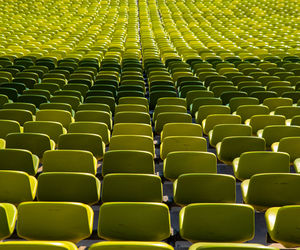 Full frame shot of empty chairs