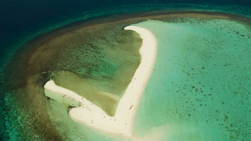 High angle view of swimming pool