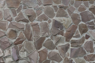 Full frame shot of stone wall