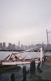 View of city at waterfront