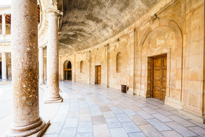 Corridor of building