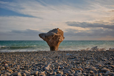 Rock of the anvil, calabrian jonio sea