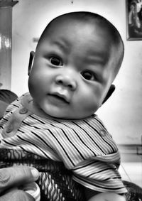 Portrait of cute baby