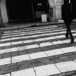 Woman standing in city