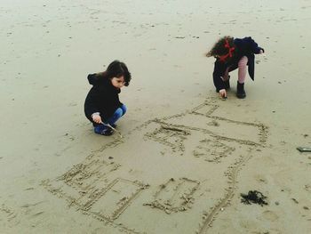 Boy on beach