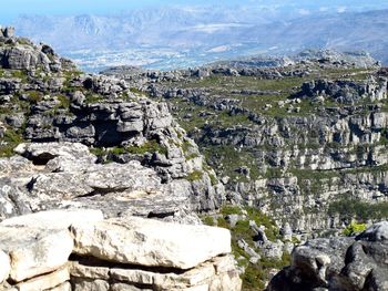 Scenic view of mountains