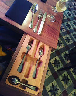 Close-up of food on table