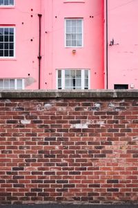 View of brick wall