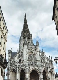 Low angle view of building against sky