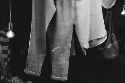 Low angle view of woman