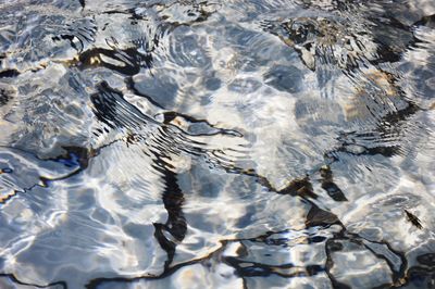 Full frame shot of water in swimming pool