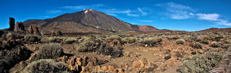 Panoramic view of landscape against sky