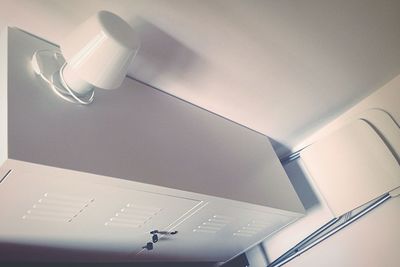 Illuminated lights at night