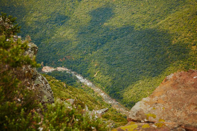 High angle view of landscape