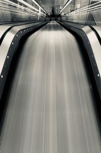 View of escalator