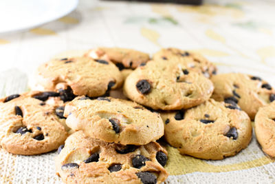 Close-up of cookies