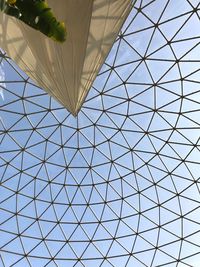Low angle view of skylight