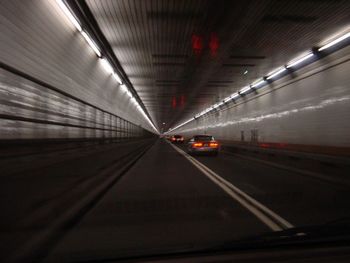 Illuminated tunnel