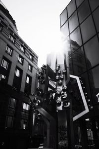 Low angle view of buildings against sky