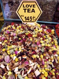 Full frame shot of market stall for sale