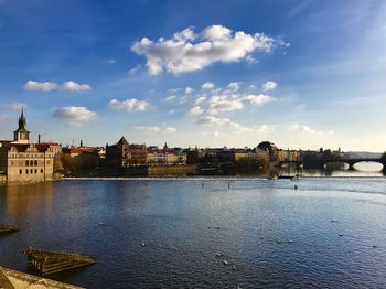 View of city at waterfront