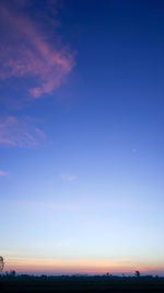 Scenic view of landscape against sky during sunset