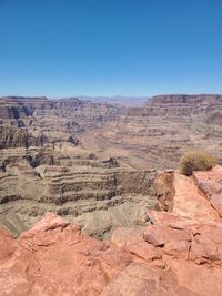 The colorado river making it's way through the grand canyon.